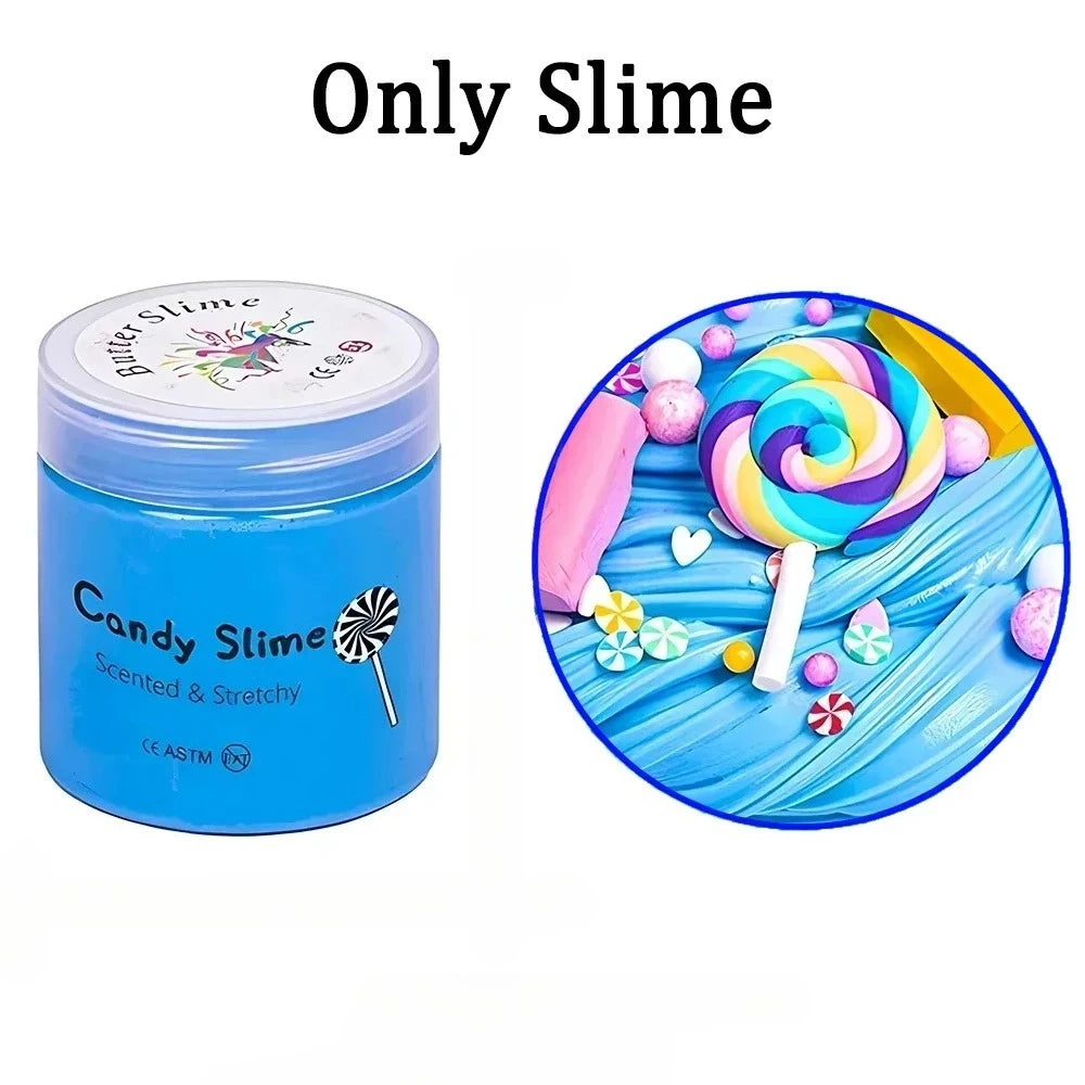 12 piece butter slime set, party gifts, prizes, puzzle toys, stress relief toy 50ml, birthday gifts for children boys and girls