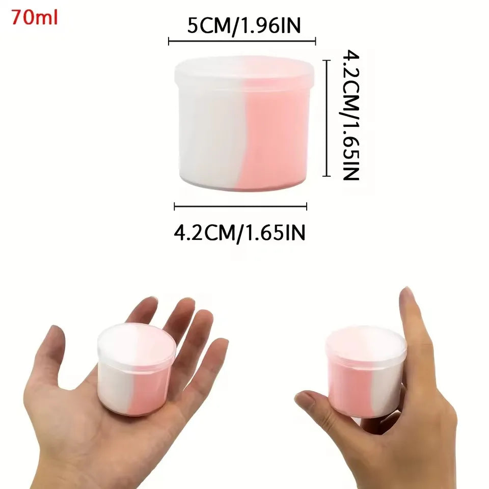 70ml Butter Fluffy Slime Kit Fruit Bicolor Slime Super Soft Non-Sticky and Scented for Kids Ideal Birthday Party Favor Gift