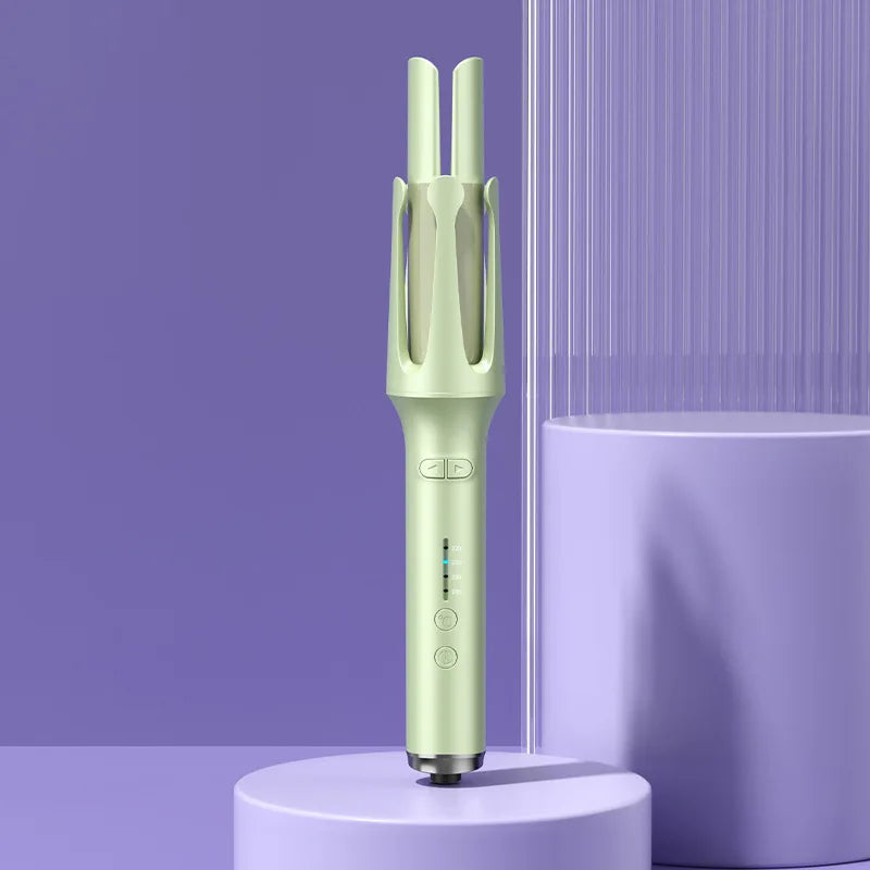 The electric curling iron does not damage the hair. The portable curling iron can create big waves comfortably and safely.