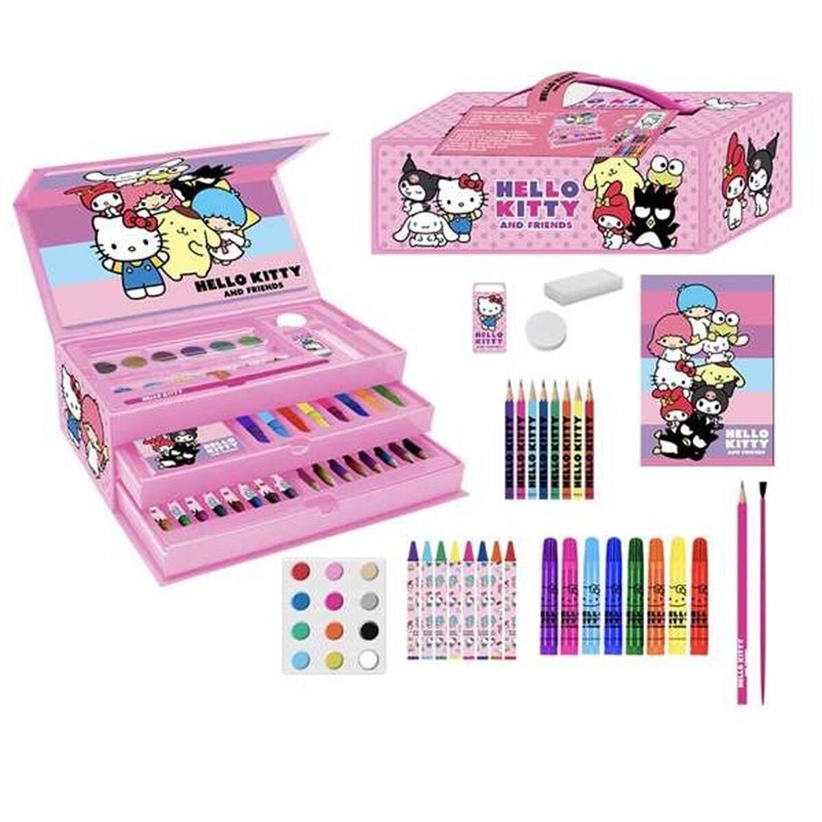 Colouring Activity Box Hello Kitty Pink-0
