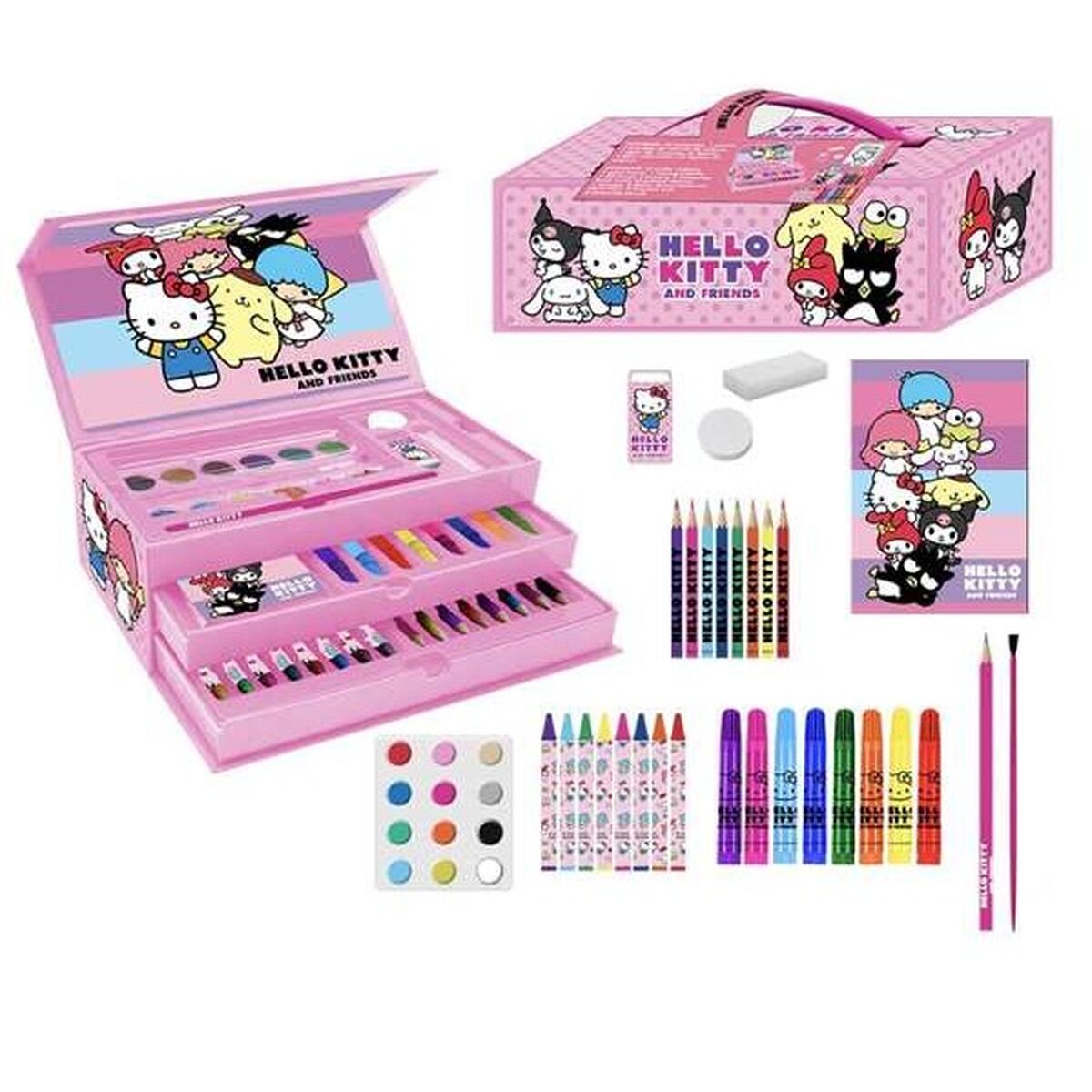 Colouring Activity Box Hello Kitty Pink-1