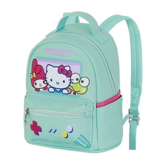 School Bag Hello Kitty Turquoise-0