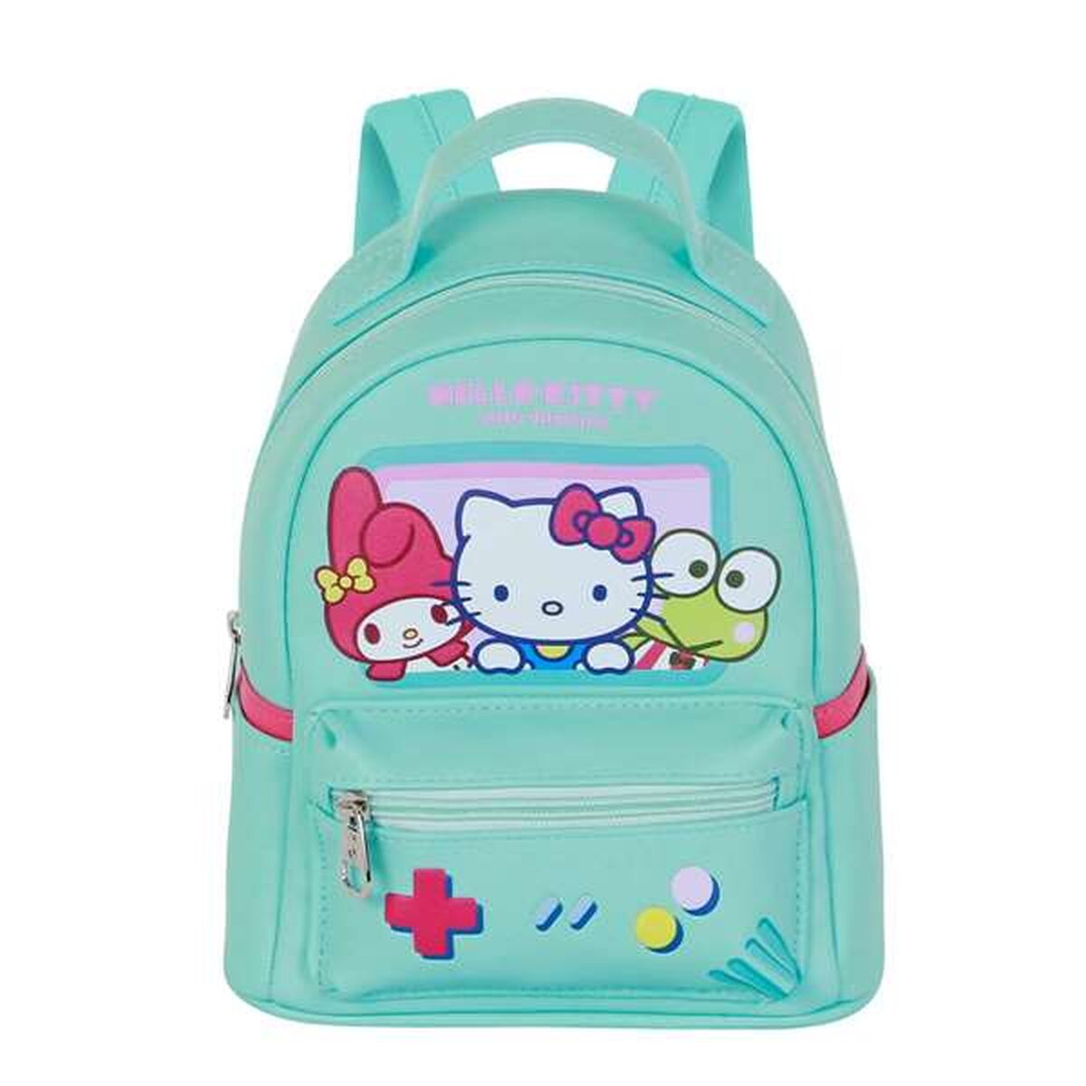 School Bag Hello Kitty Turquoise-3