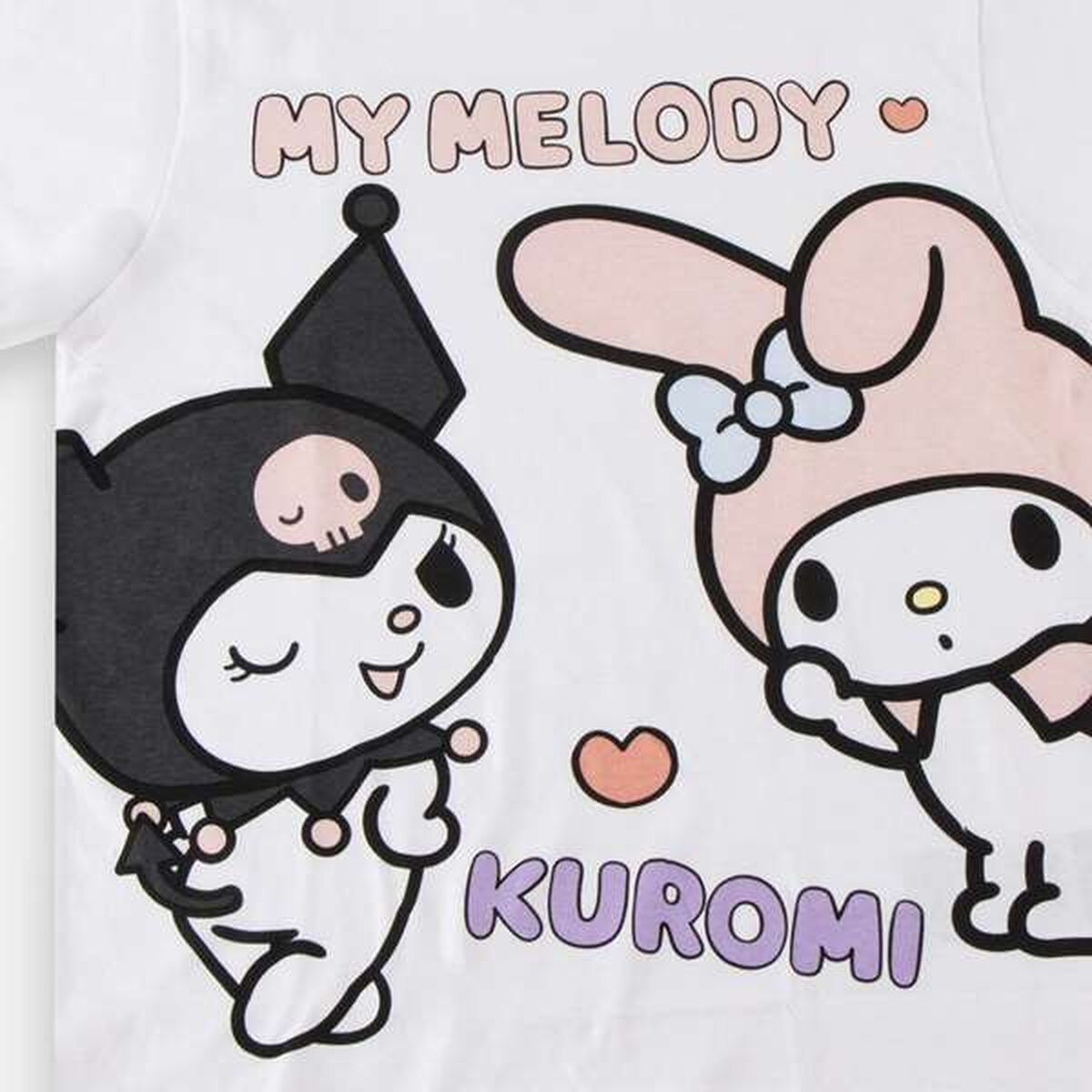 Child's Short Sleeve T-Shirt Hello Kitty White-1