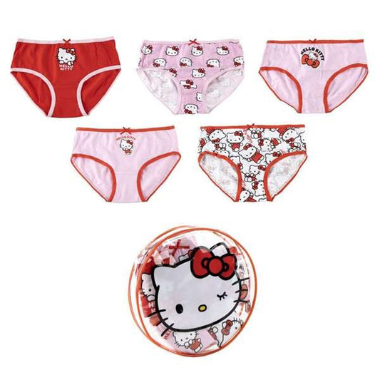 Pack of Girls Knickers Hello Kitty Multicolour-0