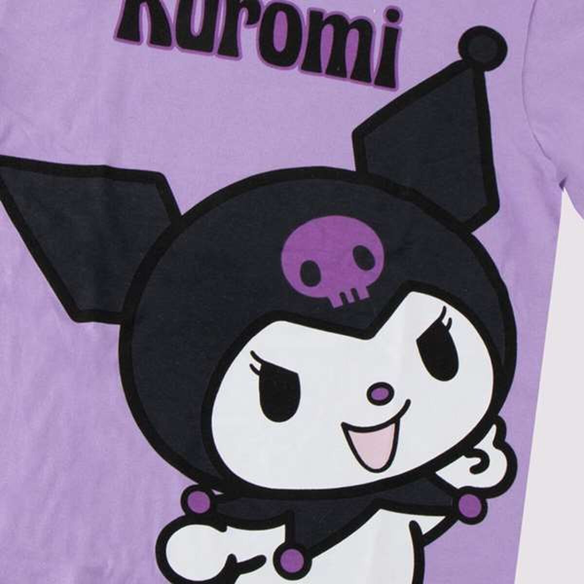 Child's Short Sleeve T-Shirt Hello Kitty Purple-1