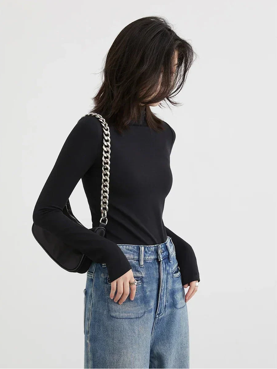 Spring/Autumn Women’s Base Layer Tee - Slim Fit Top