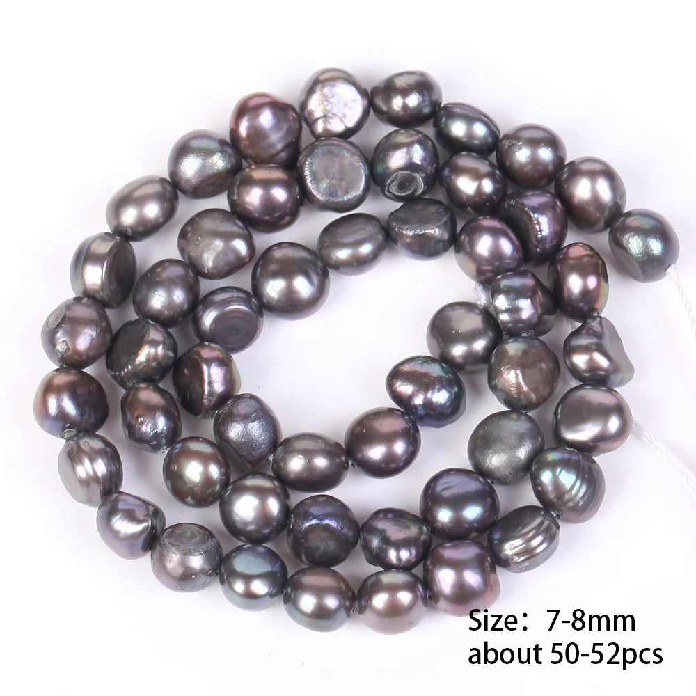 Natural Freshwater Baroque Irregular Shape Pearl Beads High Quality Punch Loose Beads For Jewelry Making DIY Necklace Bracelet