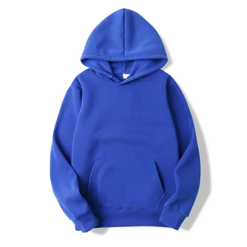 Plain - Casual Hoodie Sweatshirts