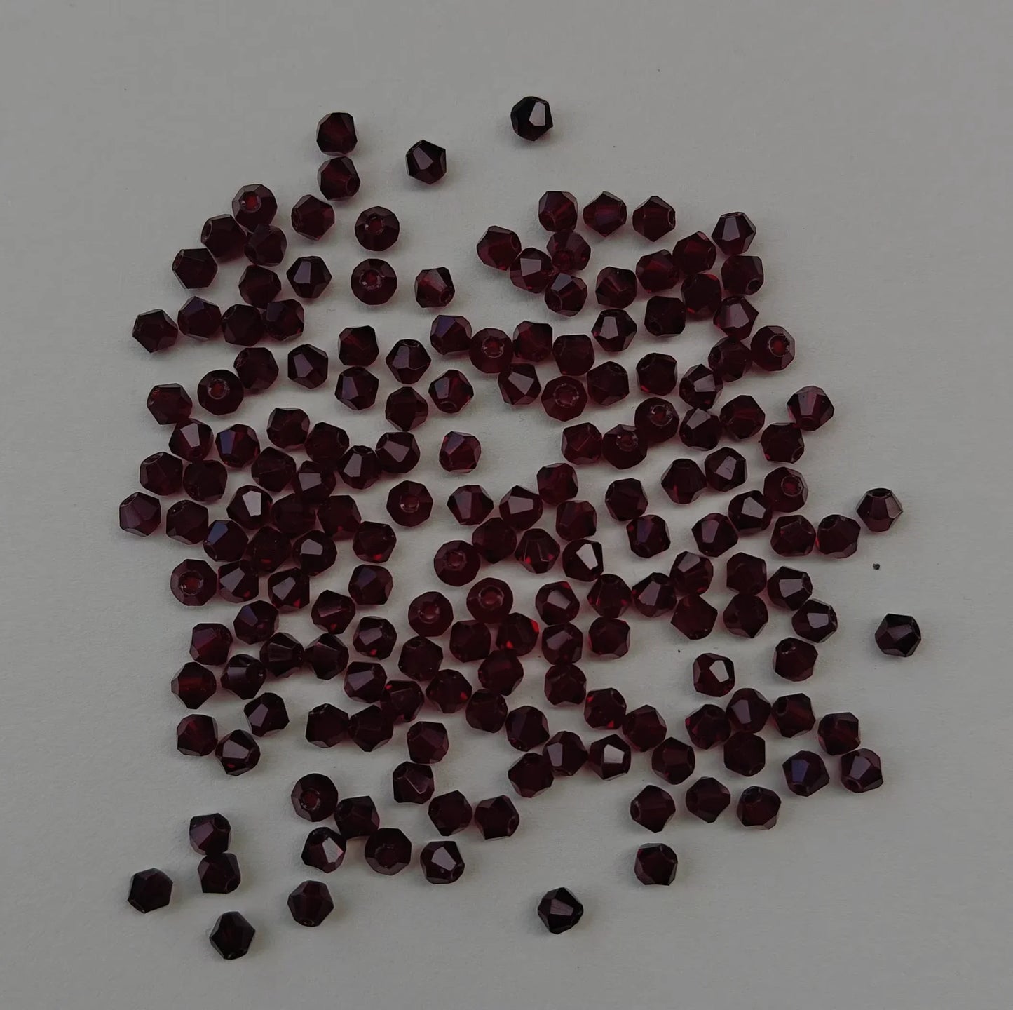 100pcs Multicolor Crystal Bicone Shaped Beads Loose Spacer Glass Beads for Jewelry Making Bracelet Necklace Earring Accessories