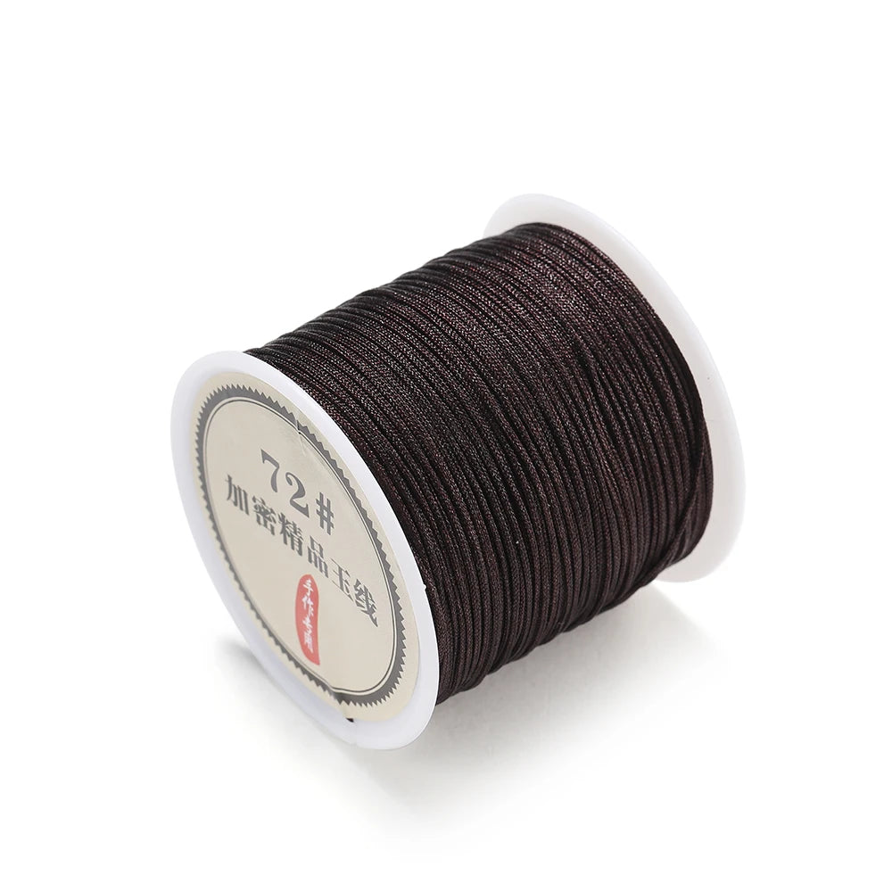 10/50M 0.8mm Nylon Thread Cord Chinese Knot Bracelet Braided String for DIY Tassel Beading Shamballa String Jewelry Making