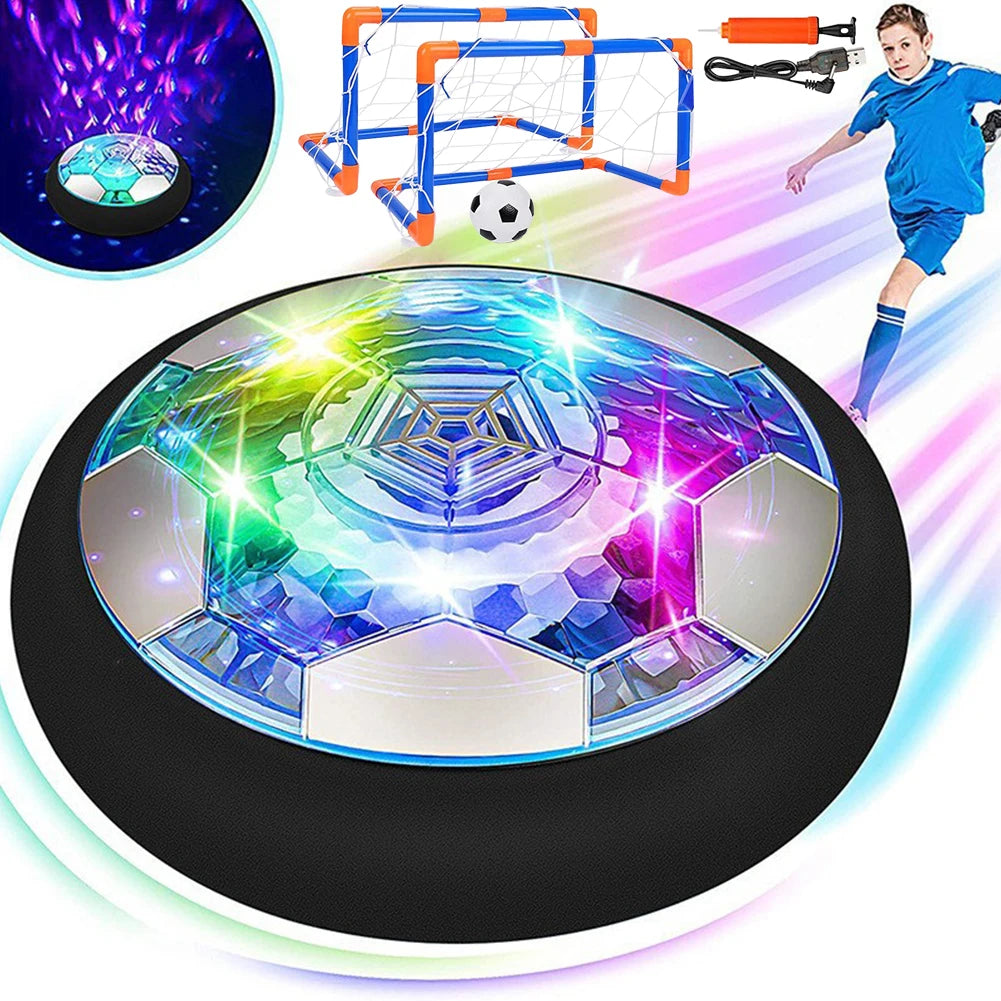 18cm Suspended Football Toy Light USB Charging Electric Hovering Soccer Indoor Interactive Floating Ball Gifts Toys for boys