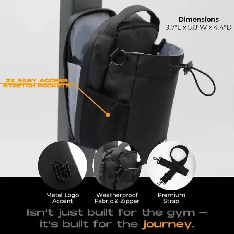 2025 New Magnetic Water Bottle Holder Wall-Mounted Gym Bag Fitness Cup Accessories for Men and Women Gym Magnet Bag