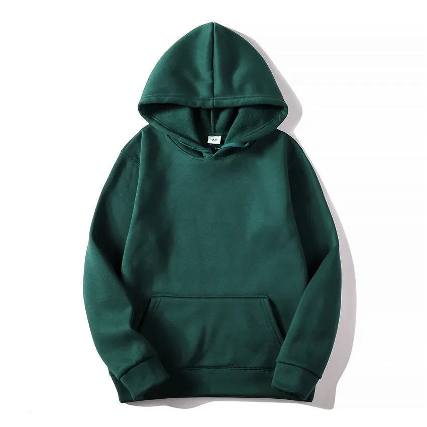 Plain - Casual Hoodie Sweatshirts