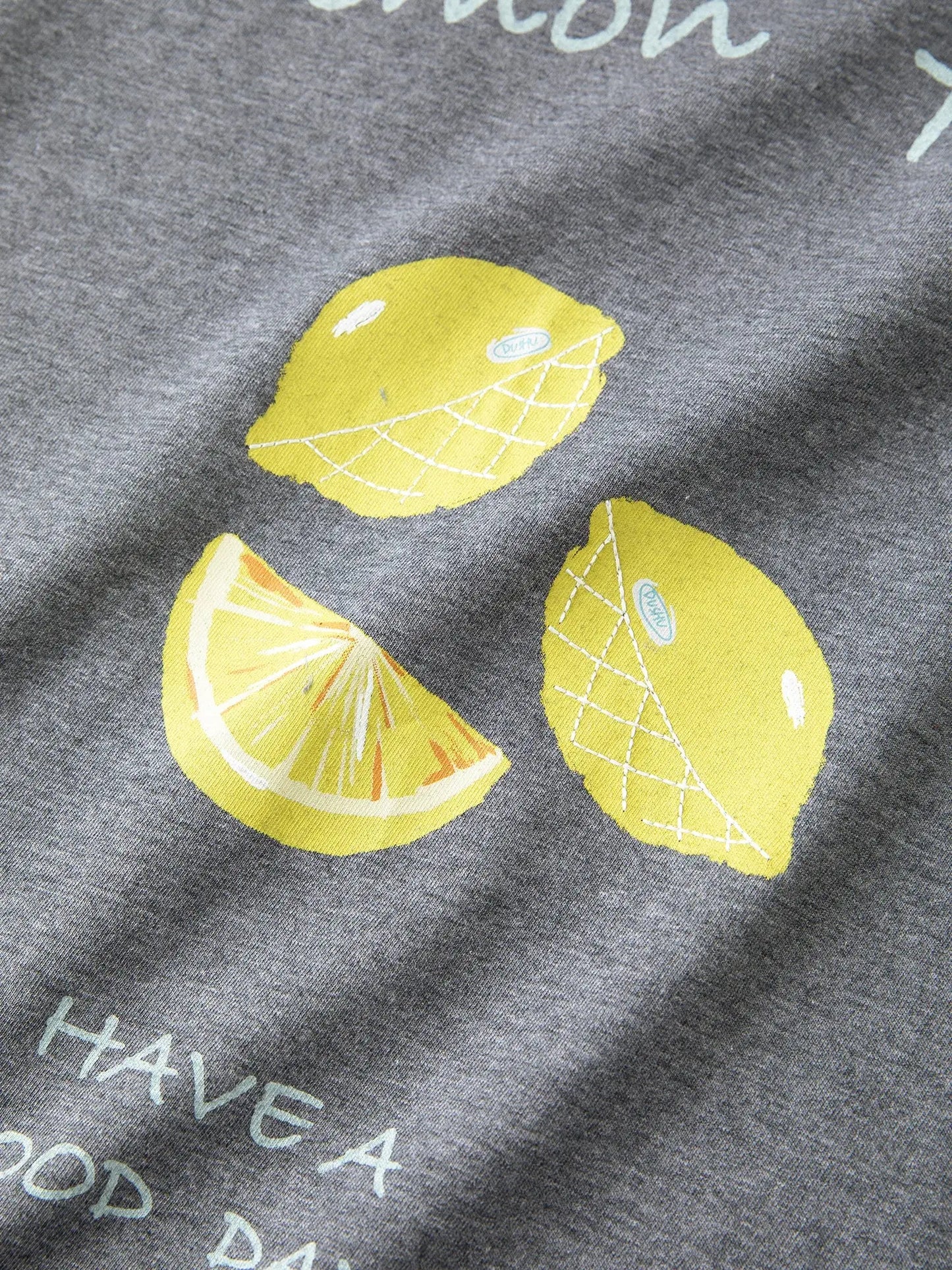 Women’s Fruit Print Cotton T-Shirt | Loose Straight Fit