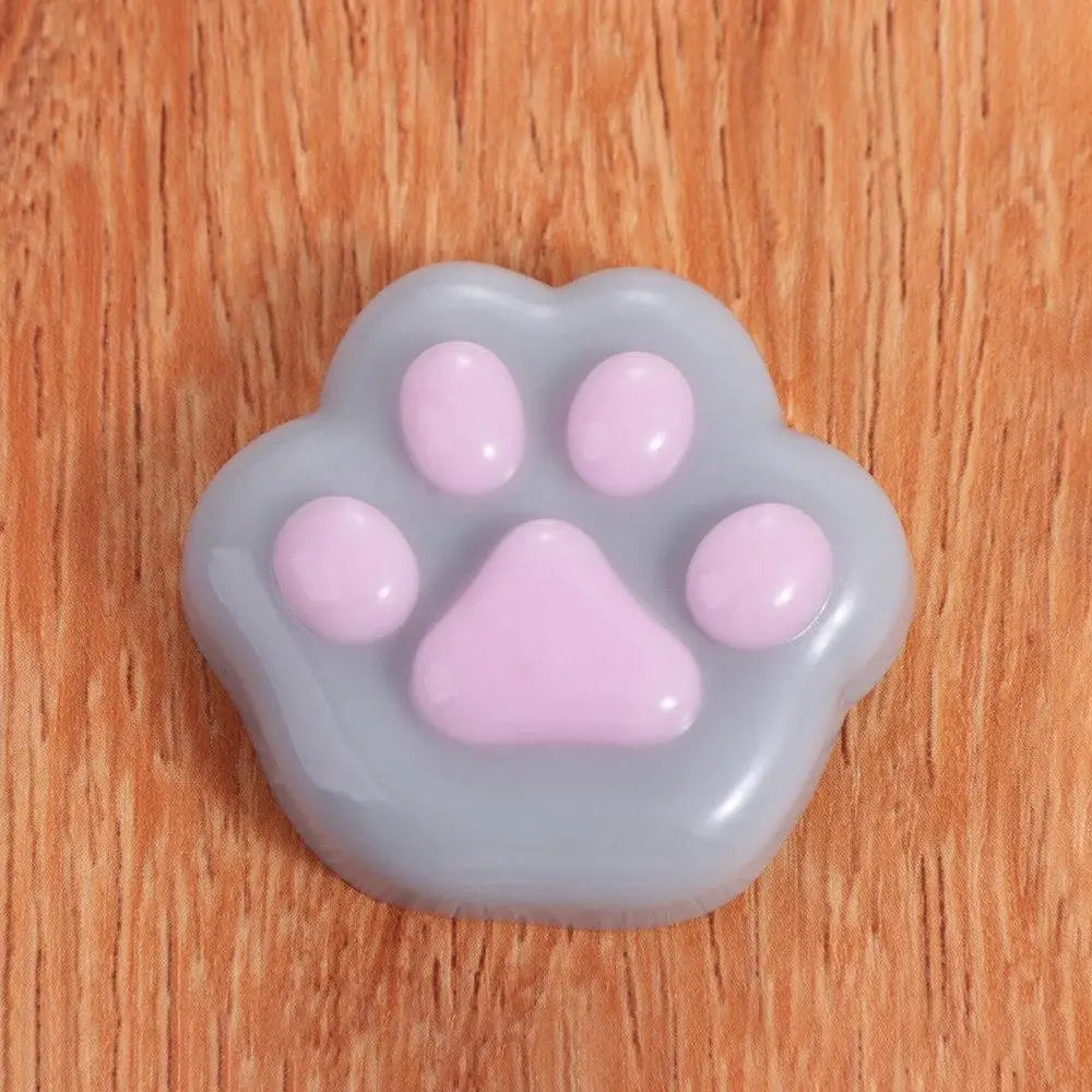 Mini Cat Paw Squeeze Toy | Silicone Pinch Decompression Toy