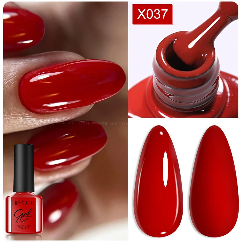 LILYCUTE 7ml Neon Reflective Nail Gel Polish Dark Flash Glitter Effect Fluorescent Gel Soak Off UV Gel Summer Nail Art Varnish