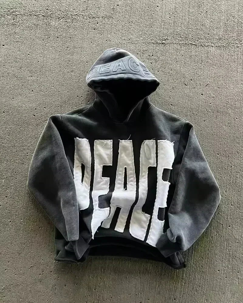 Y2K Retro Hoodie Men Printed Camouflage Pattern Pullover Sweatshirts High Street Hip Hop Streetwear Oversized Unisex Camo Hoodie
