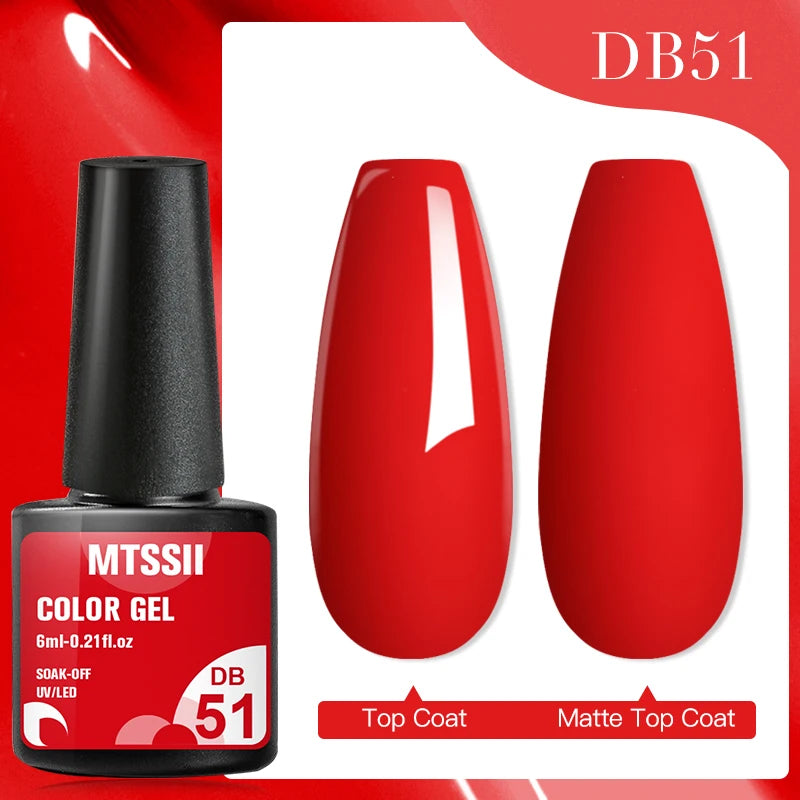 Mtssii 7ml Neon Snowflake Gel Nail Polish Fluorescent Gel UV LED Semi Permanent Glitter Snow Sequins Nails Art Design Varnishes