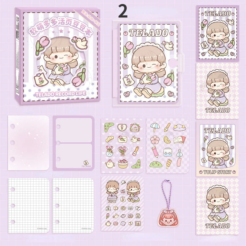 Kawaii Girl Summer Seaside Notebooks