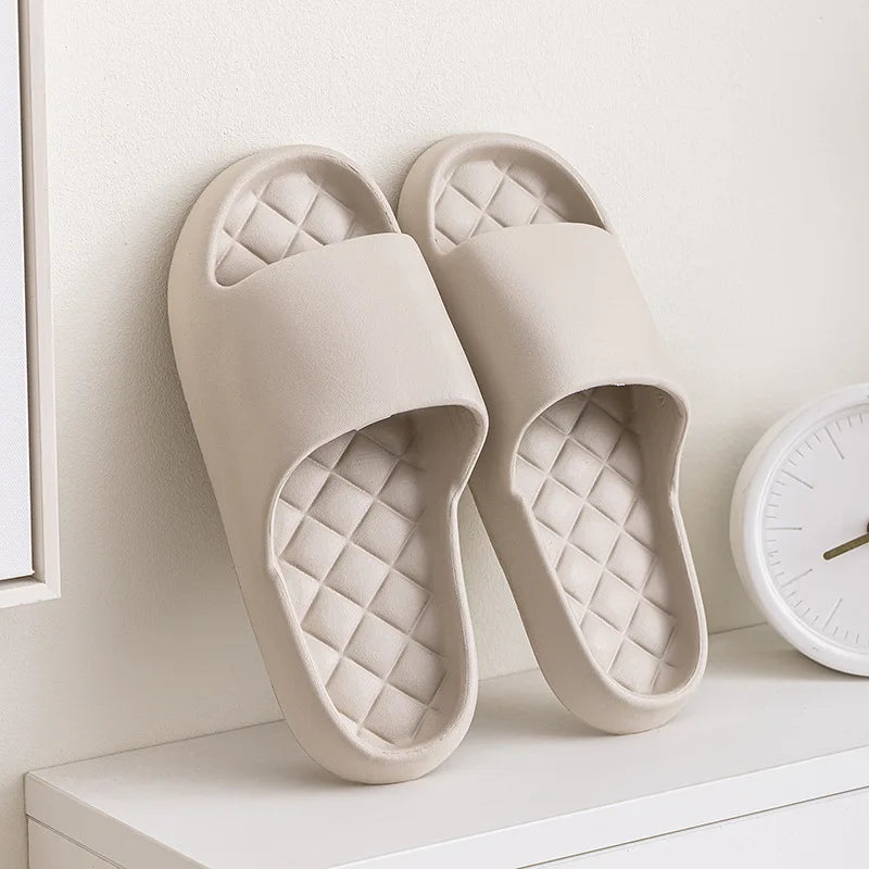 Men Slippers EVA Foam Lovers Home Slippers Summer Super Light Antiskid Bathroom Slippers Multi Color Cute Indoor Slippers