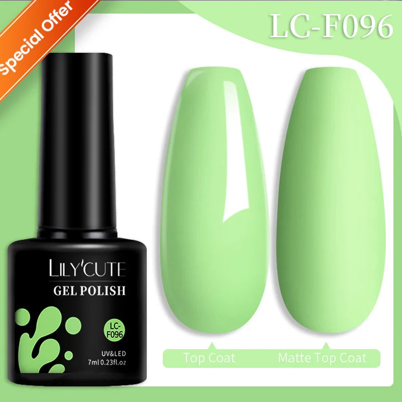 LILYCUTE 7ml Neon Reflective Nail Gel Polish Dark Flash Glitter Effect Fluorescent Gel Soak Off UV Gel Summer Nail Art Varnish