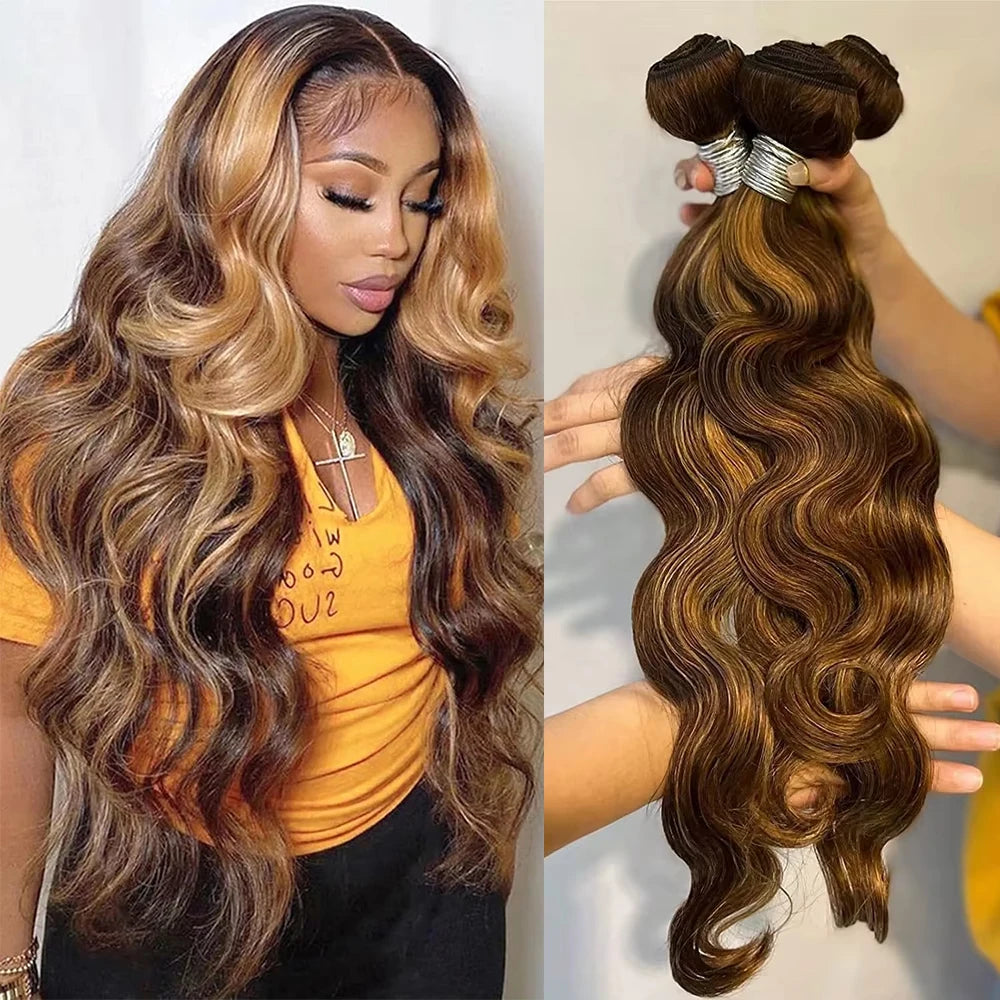 16A Colored 613 Human Hair Bundles Real Burgundy Raw Hair Weave Extensions Highlight Body Wave Bundles Human Hair With Closure