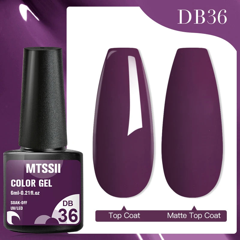 Mtssii 7ml Neon Snowflake Gel Nail Polish Fluorescent Gel UV LED Semi Permanent Glitter Snow Sequins Nails Art Design Varnishes