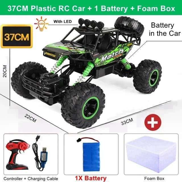 Oike RC Car Remote Control Climbing Vehicle Outdoor All Terrain Off-road Trucks 4WD Racing Drift Cars Toy Gift for Kids Adults