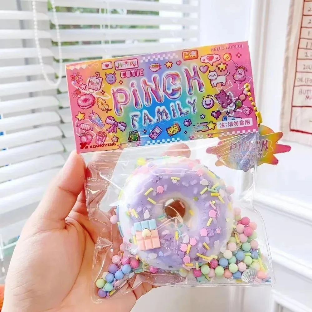 Kawaii Squishy Food Toys | Stress Relief Fidget Donuts Waffle Cake