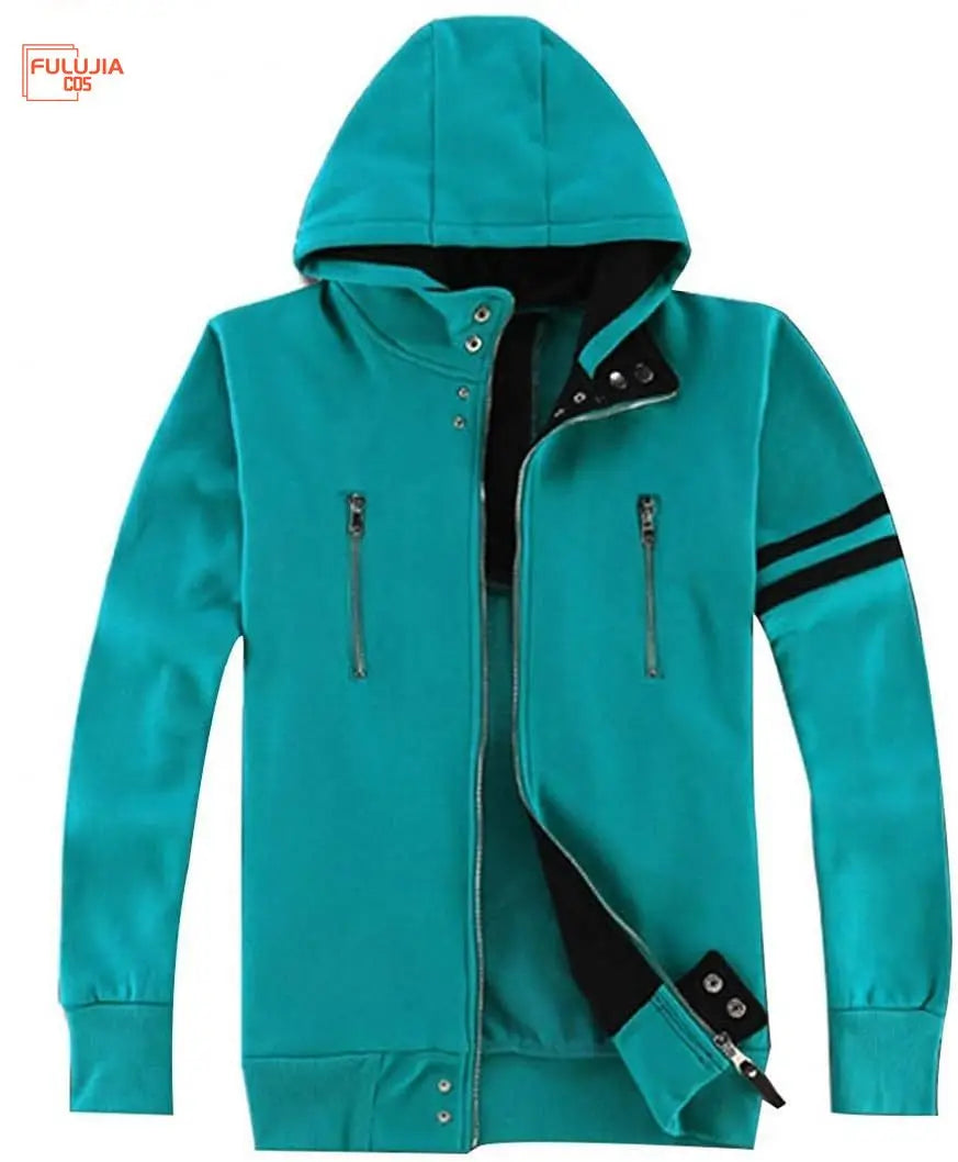 Turquoise Teal Appeal Sweater Hoodie Jacket
