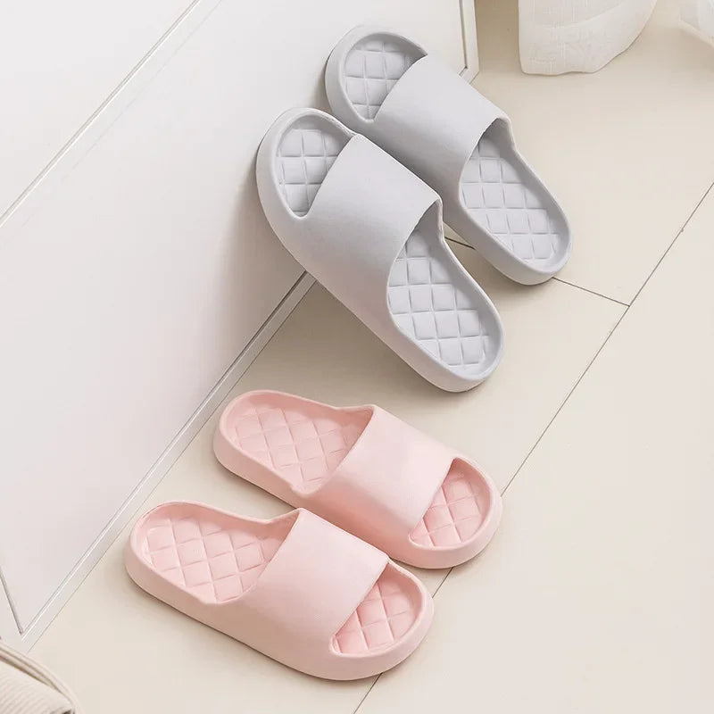 Men Slippers EVA Foam Lovers Home Slippers Summer Super Light Antiskid Bathroom Slippers Multi Color Cute Indoor Slippers