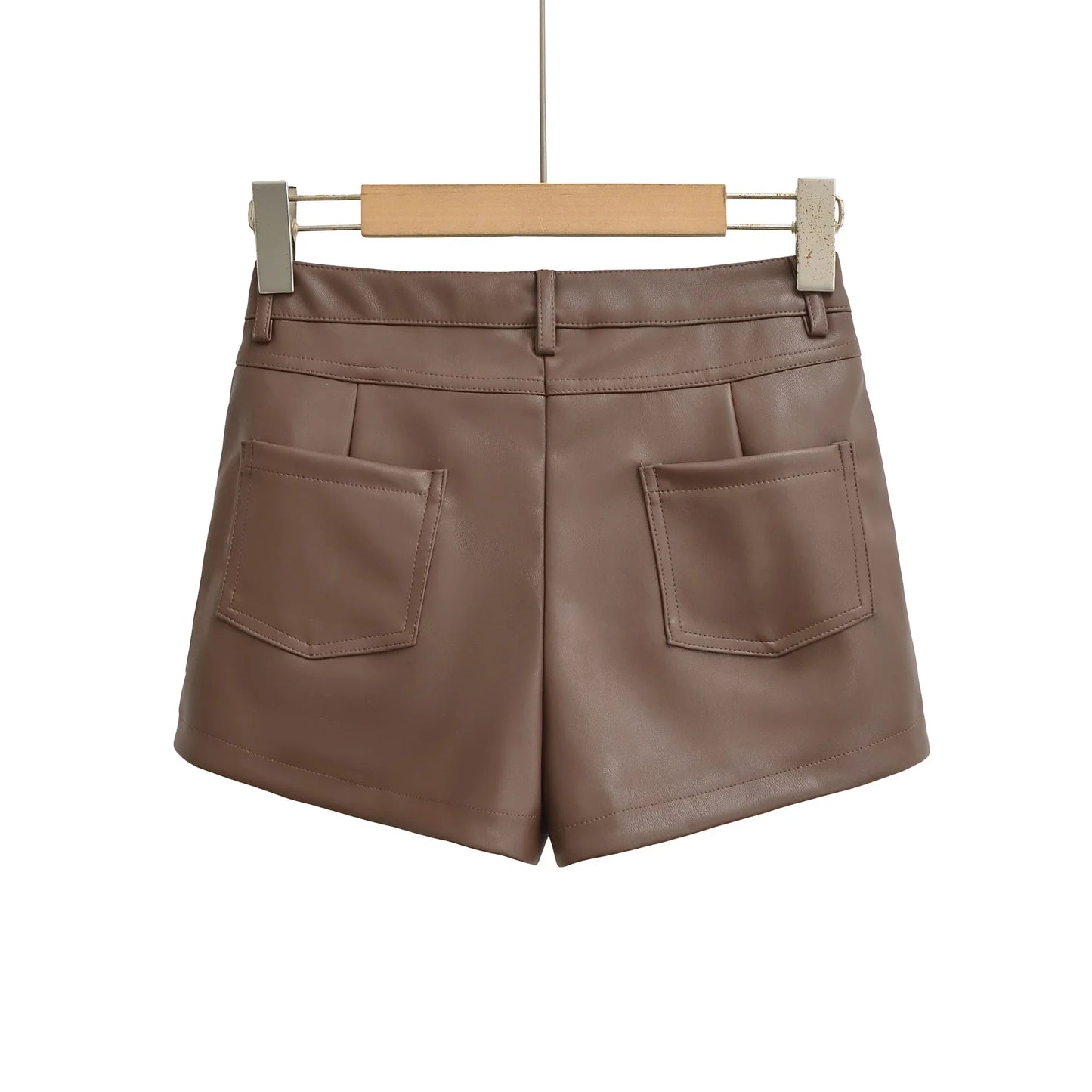 Hot Shorts For Women High Waist Button Curved Design Slim Silhouette For Looks Casual Stylish Daily American Style Shorts OVOM