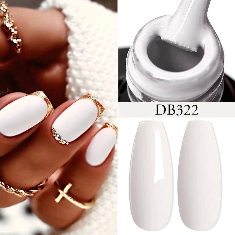 7ml Glitter Reflective Gel Nail Polish Sparkling Soak Off UV LED Gold Silver Black Pink Gel Polish Starter Kit For Home Salon
