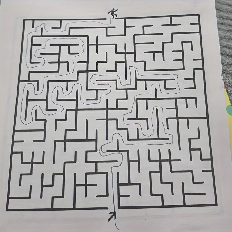 Children Maze Game Book Student Concentration Training Intellectual Development Educational Early Learning Toys Kids Gifts