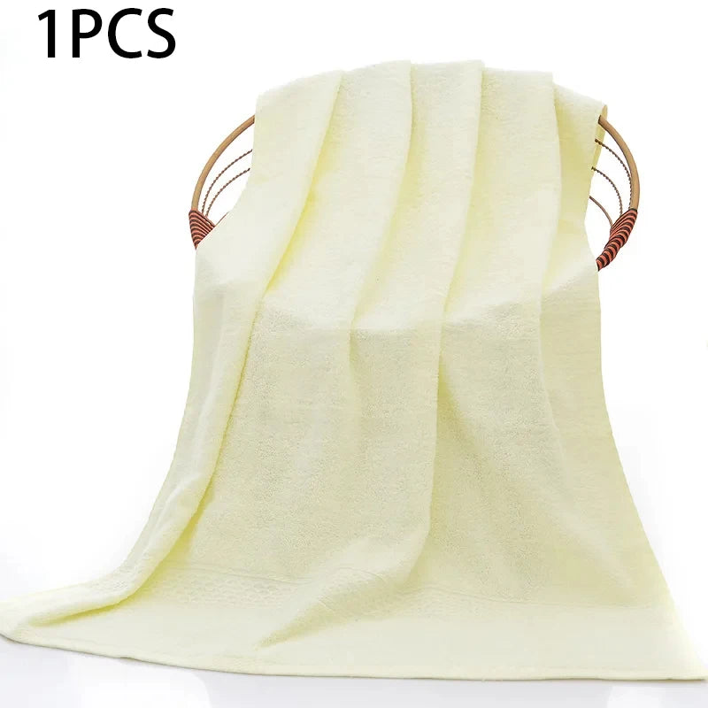 100% Cotton Adult Thickened Durable Towel  Soft Quick Dry  Absorbent Solid color Face Towel  bath household cotton face towel