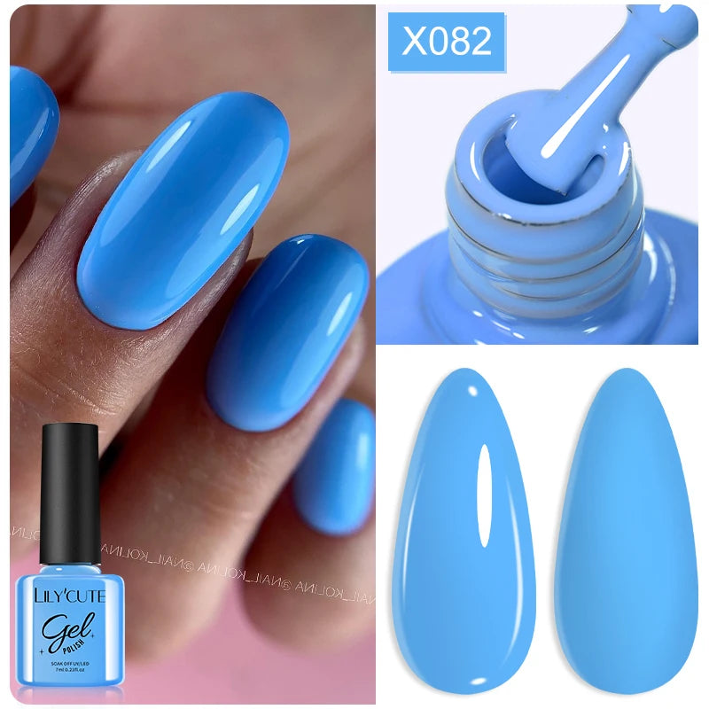 LILYCUTE 7ml Neon Reflective Nail Gel Polish Dark Flash Glitter Effect Fluorescent Gel Soak Off UV Gel Summer Nail Art Varnish
