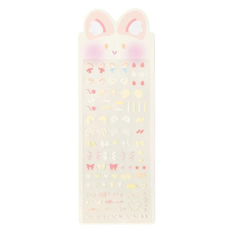 Cute Bunny Photo Card Stickers