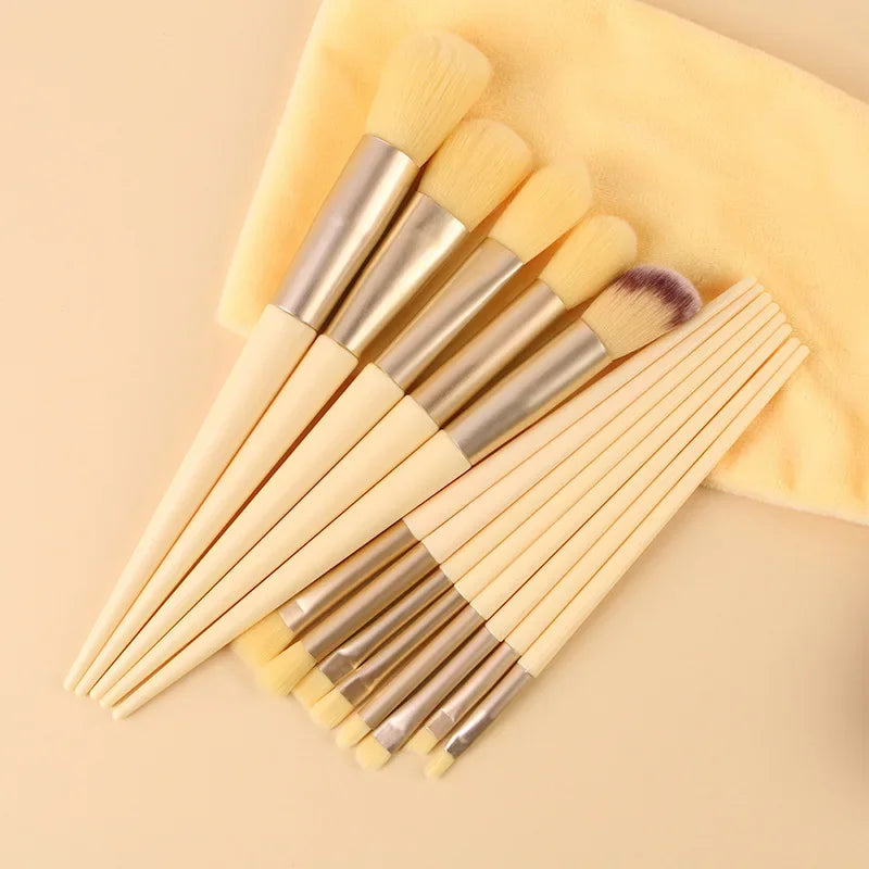 1/13PCS Soft Fluffy Makeup Brushes Set for Cosmetics Foundation Blush Powder Eyeshadow Kabuki Blending Makeup Brush Beauty Tool