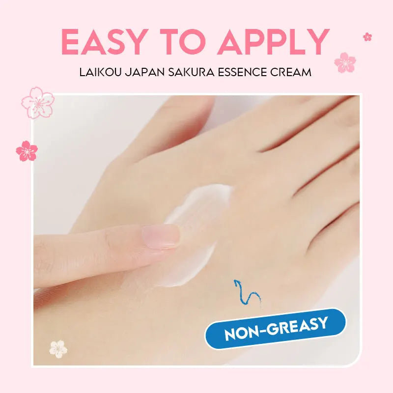 LAIKOU 30g Japan Sakura Essence Face Cream Cherry Blossom Facial Cream Moisturizing  Korean Skin Care