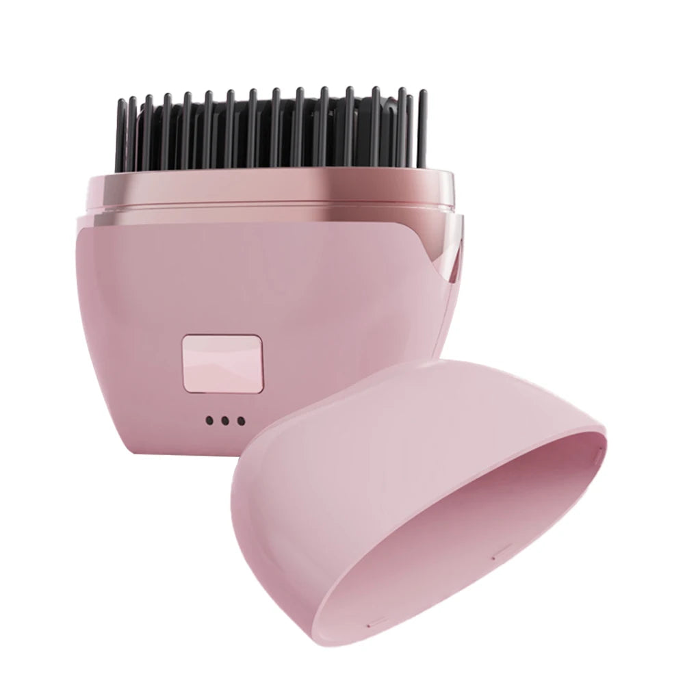 Hair Comb Rechargeable Temperature Adjustable Dual-purpose Hair Straightener Wireless Straight Curling Iron Hair Styling Tool