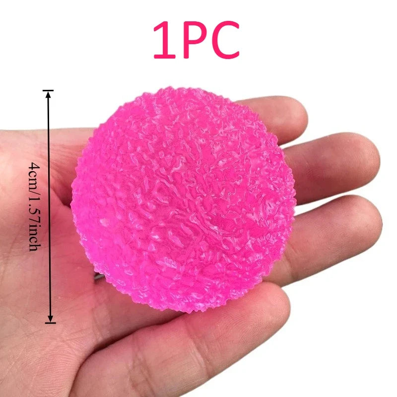 Ice Ball Maltose Squishy Toy | Blue Mochi Sensory Fidget for Stress Relief