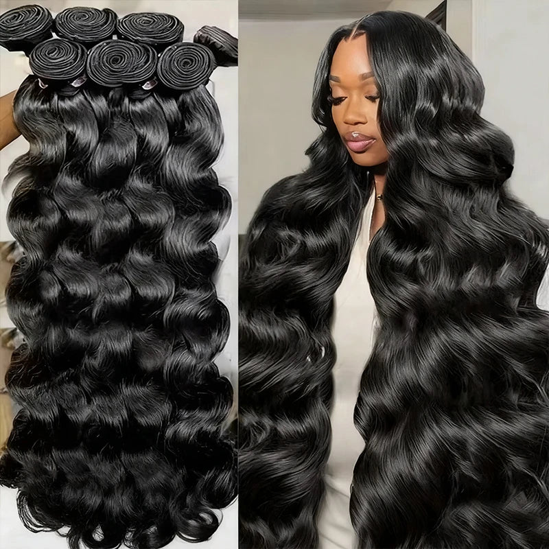 16A Colored 613 Human Hair Bundles Real Burgundy Raw Hair Weave Extensions Highlight Body Wave Bundles Human Hair With Closure