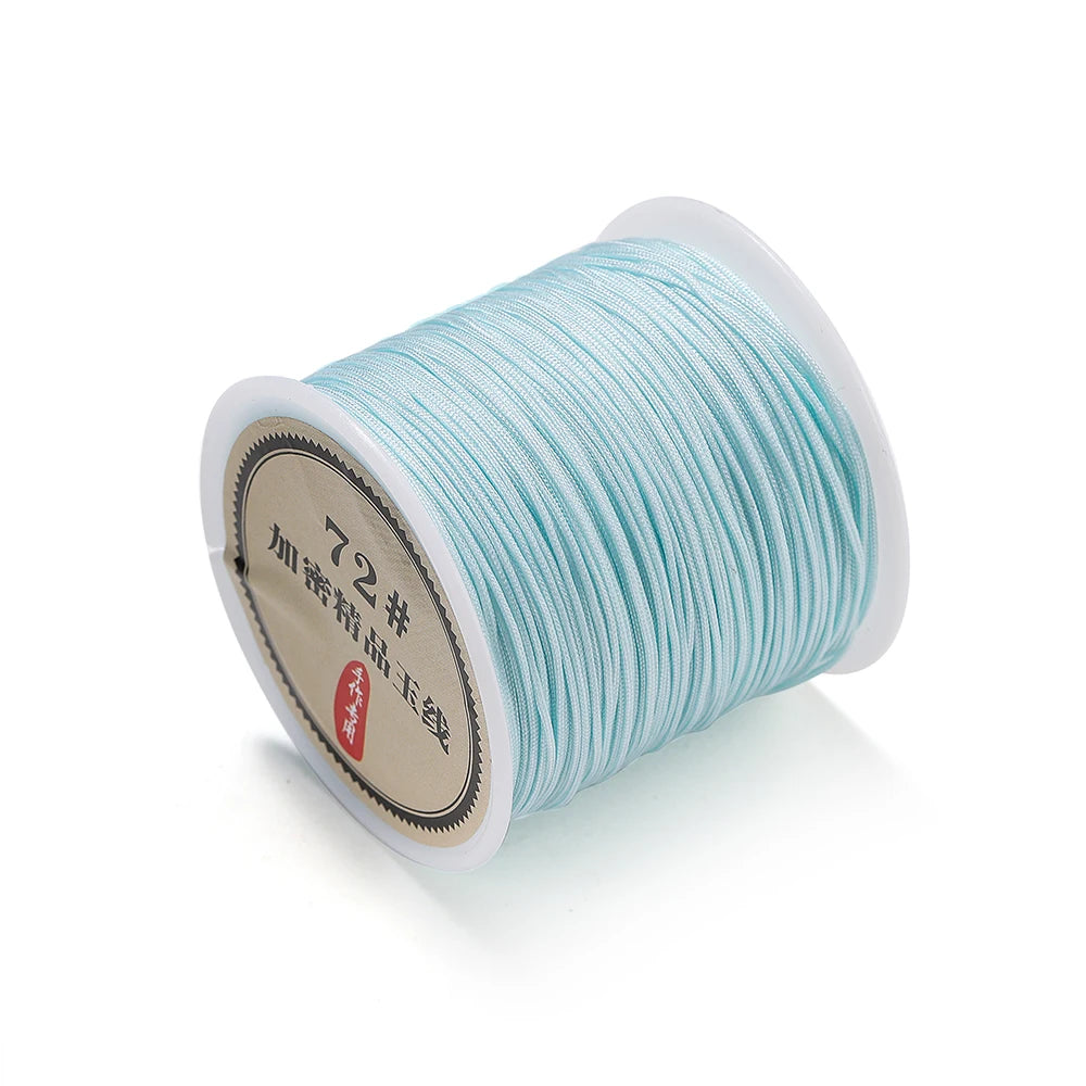 10/50M 0.8mm Nylon Thread Cord Chinese Knot Bracelet Braided String for DIY Tassel Beading Shamballa String Jewelry Making