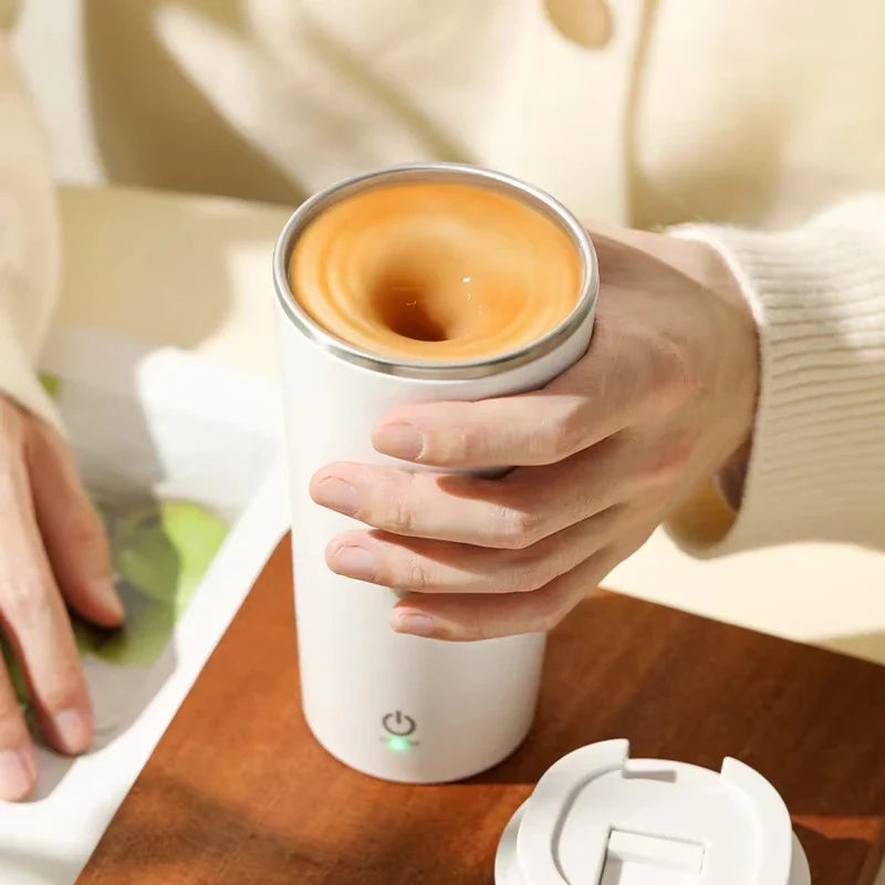 Automatic Self Stirring Magnetic Stainless Steel Coffee Mixing Cup USB Charging Smart-2