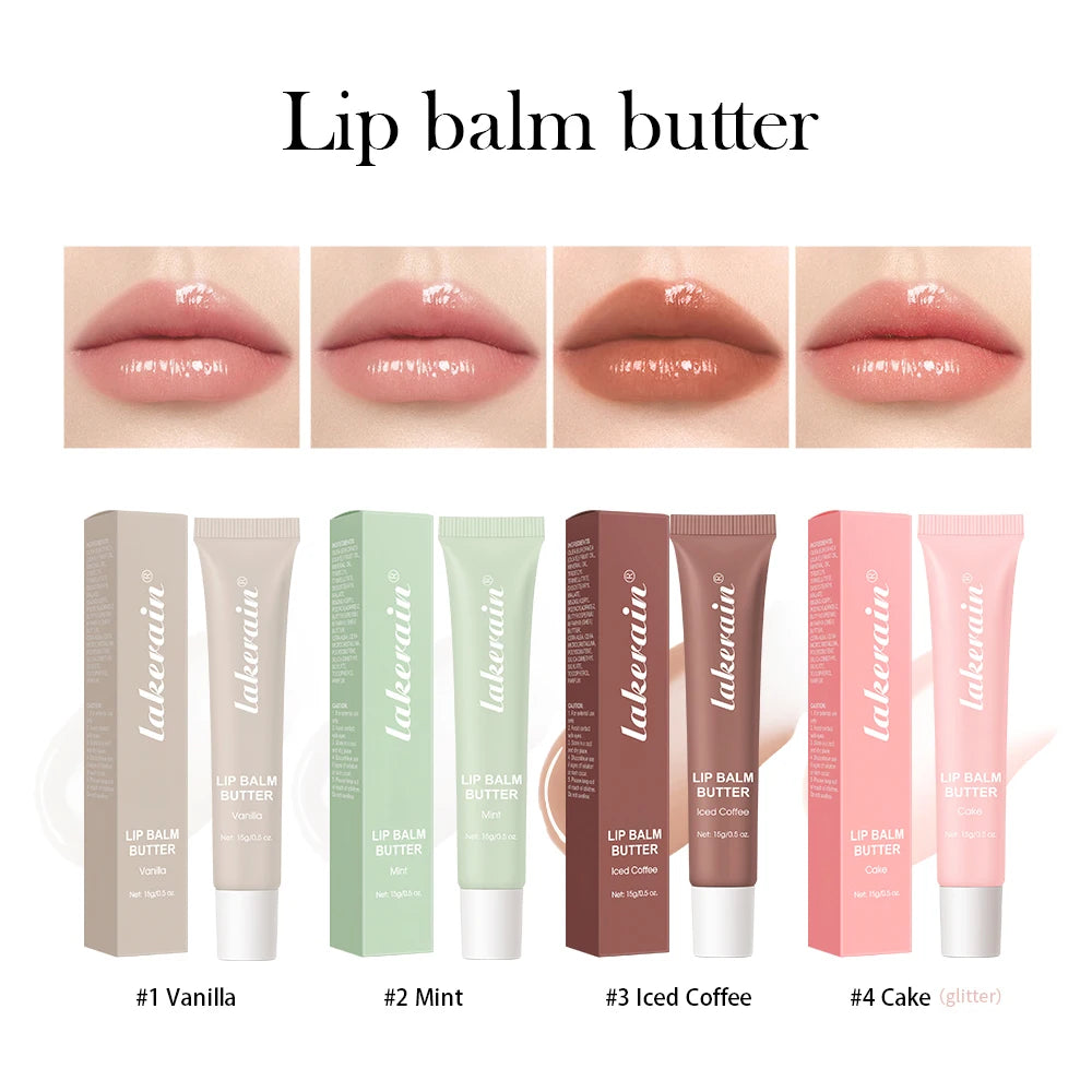 Lip Balm Moisturizing Mirror Lip Gloss Lip Vanilla Pink Sugar Coffee Cake Smell Lipstick Transparent Oil Makeup Lips Care