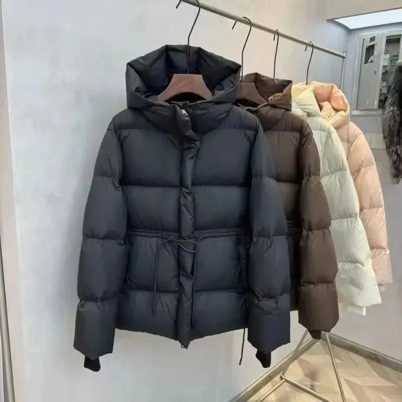 Fashion Parkas Women Casual Loose Hooded Puffer Coat
