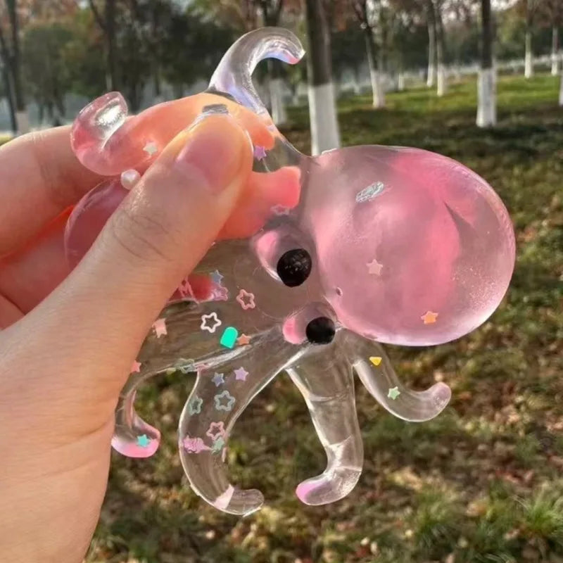 Squishy Ocean Octopus Fidget Toy | Slow Rebound Stress Relief Squeeze
