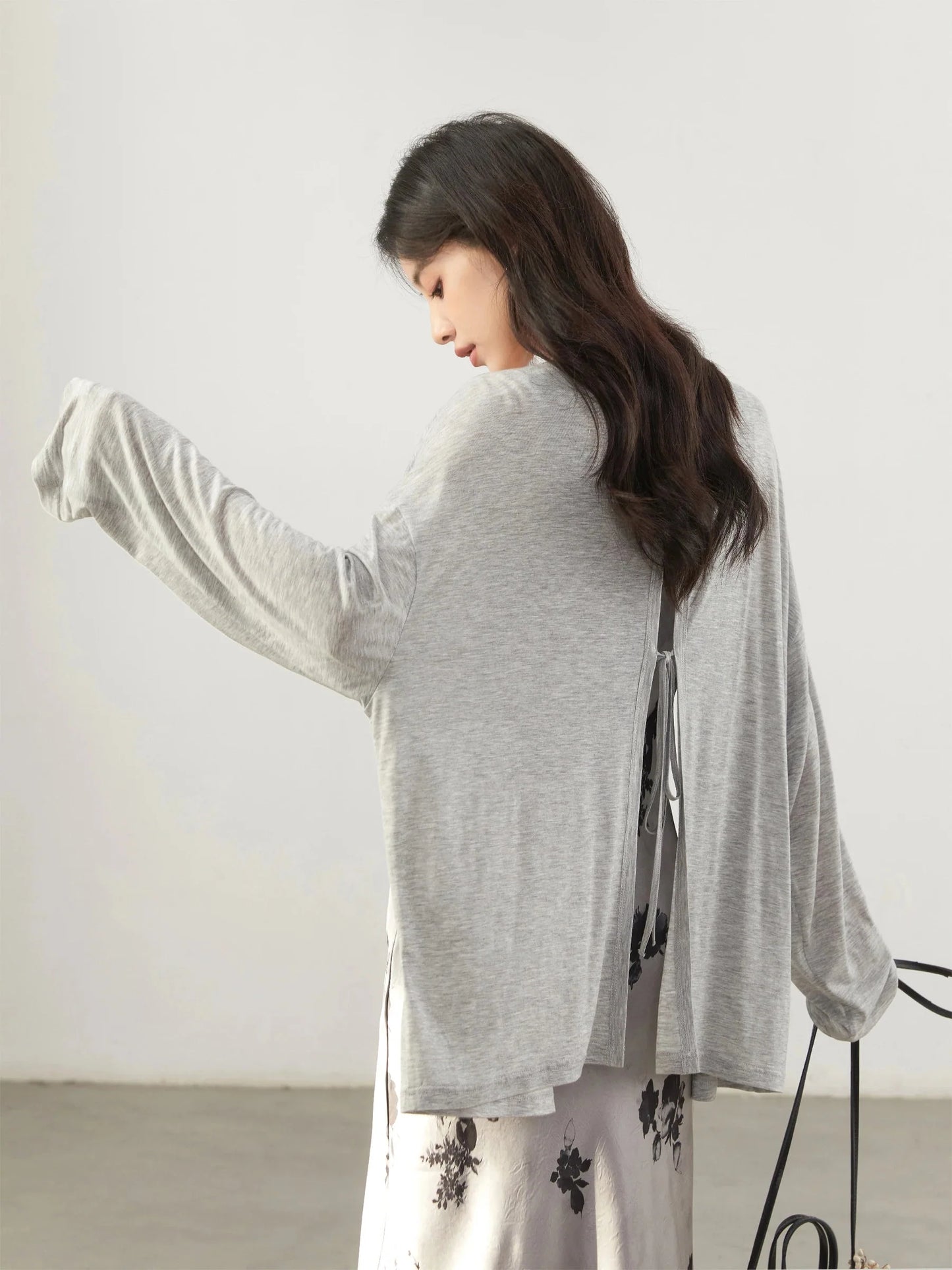 Lace-Up Summer Cardigan Sun Protection Shawl Coat