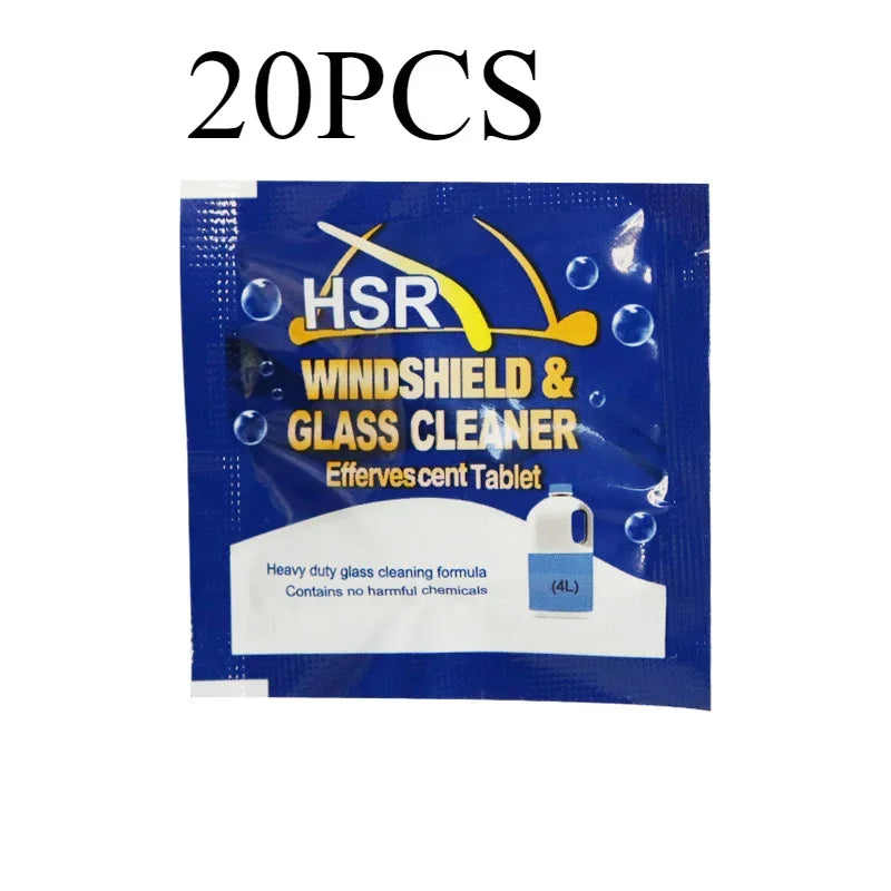‌All-Season Windshield Washer Effervescent Tablet (Solid Concentrate) Shellac-Free Formula